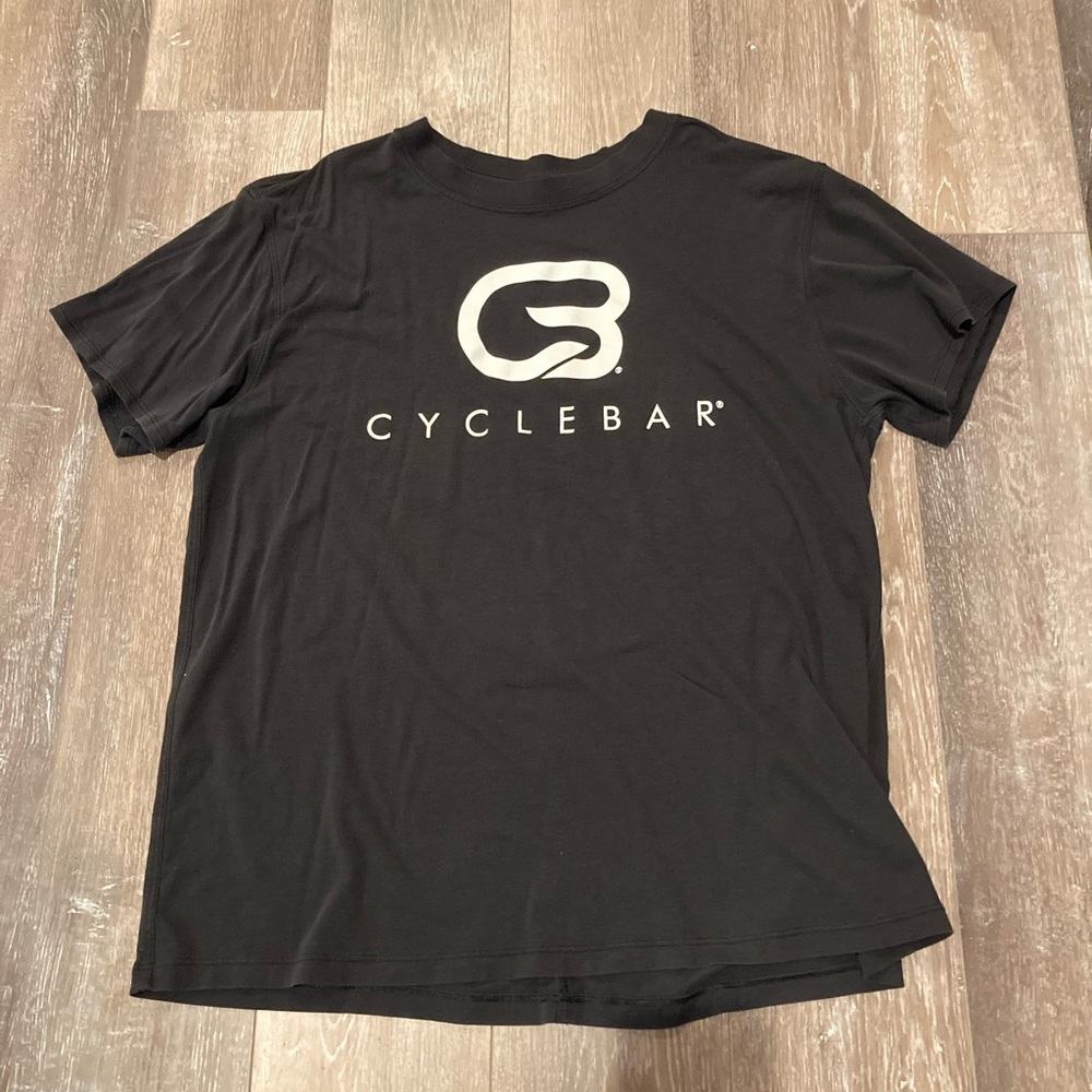 Women’s Lululemon Black Love CycleBar T-shirt size 8